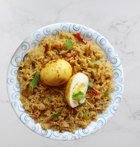 Egg biryani