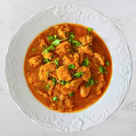 Boneless chicken curry