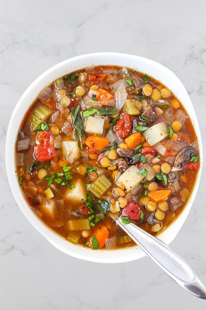 Lentil vegetable soup